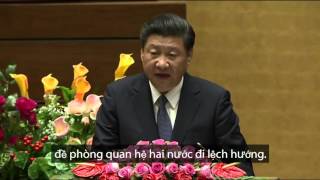 Chủ tịch TQ: 'Việt - Trung gạt bỏ cản trở'