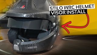 Stilo Rally Helmet - Installing Add-on Visor!