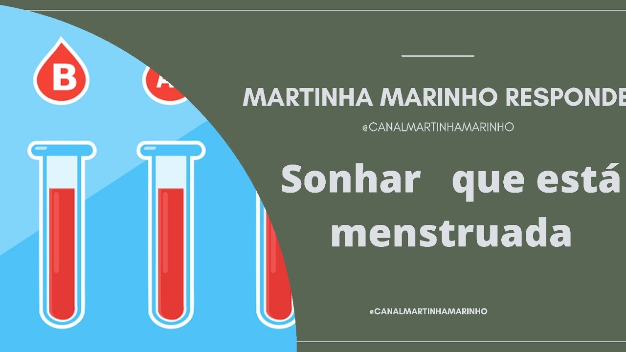 Marinha Marinho responde o que significa sonhar com sangue de ...