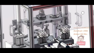 assembly bearing press machine-industrial 3D model : machine-world.net P330