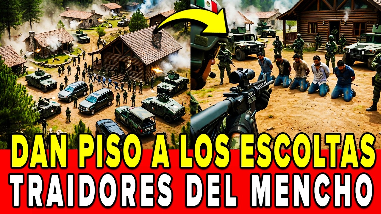 DAN PISO a los ESCOLTAS de 