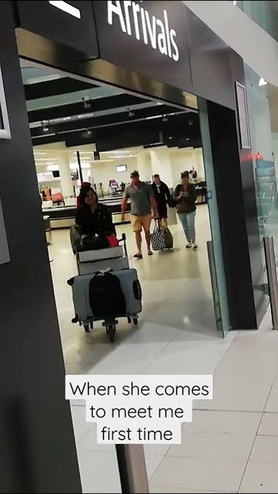 meeting for the first time #longdistancerelationship #Oslo #perth #longflight #firsttime