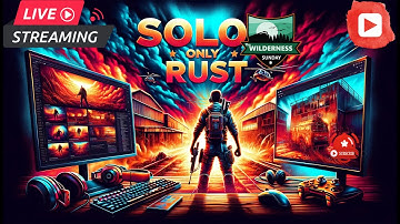 Rust 2x The Wilderness Solo Only Live Stream Gameplay