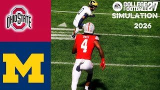 College Football 27 Ohio State vs Michigan  Simulation Full Game PS5