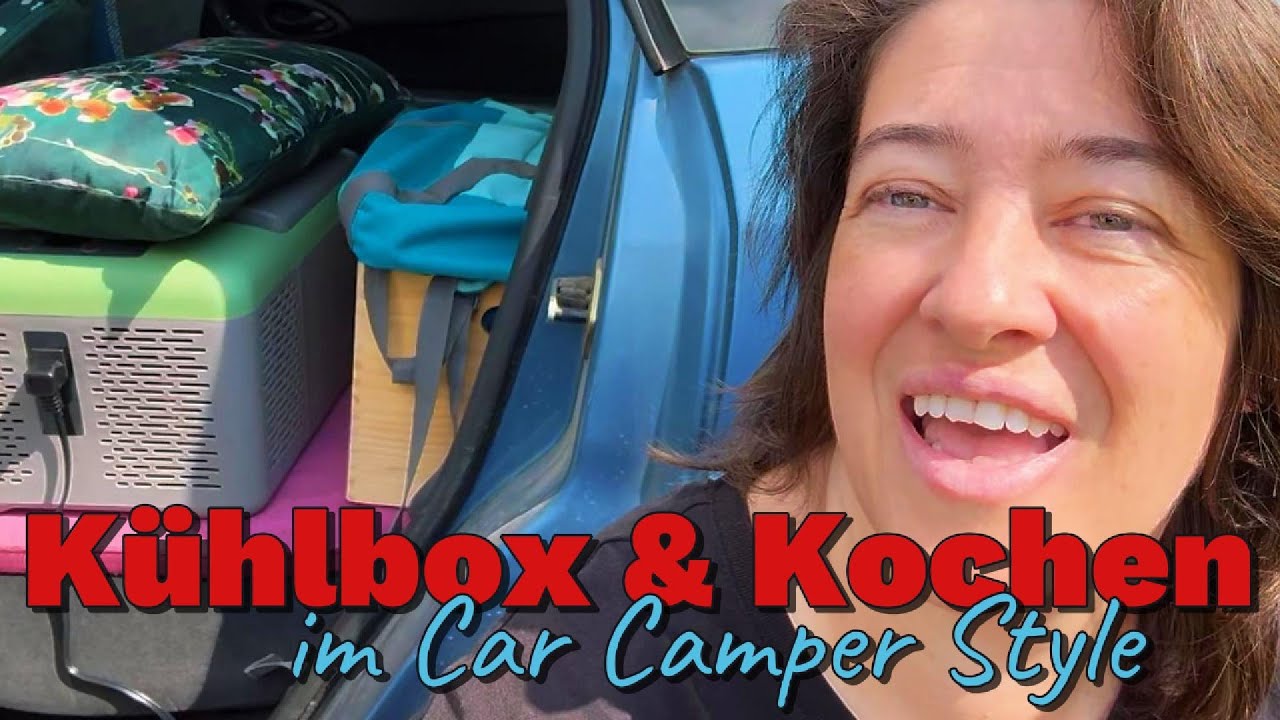 Kleine und günstige Kompressor Kühlbox für Mini Camper im Praxistest | Micks Adventurez on Tour ❤️