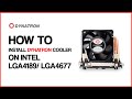 Install Cooler on Intel socket LGA 4189/LGA 4677