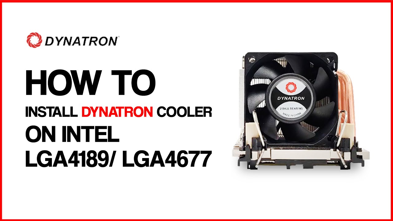 Dynatron N6 Cooper Lake, Ice Lake LGA 4189 CPU Cooler Active