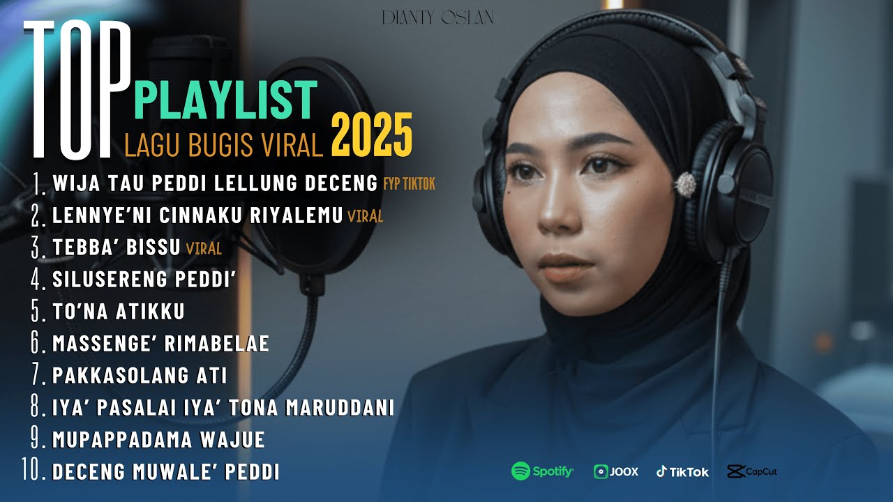 ▶️ KUMPULAN TOP LAGU BUGIS VIRAL 2025 || Full Album Dianty Oslan
