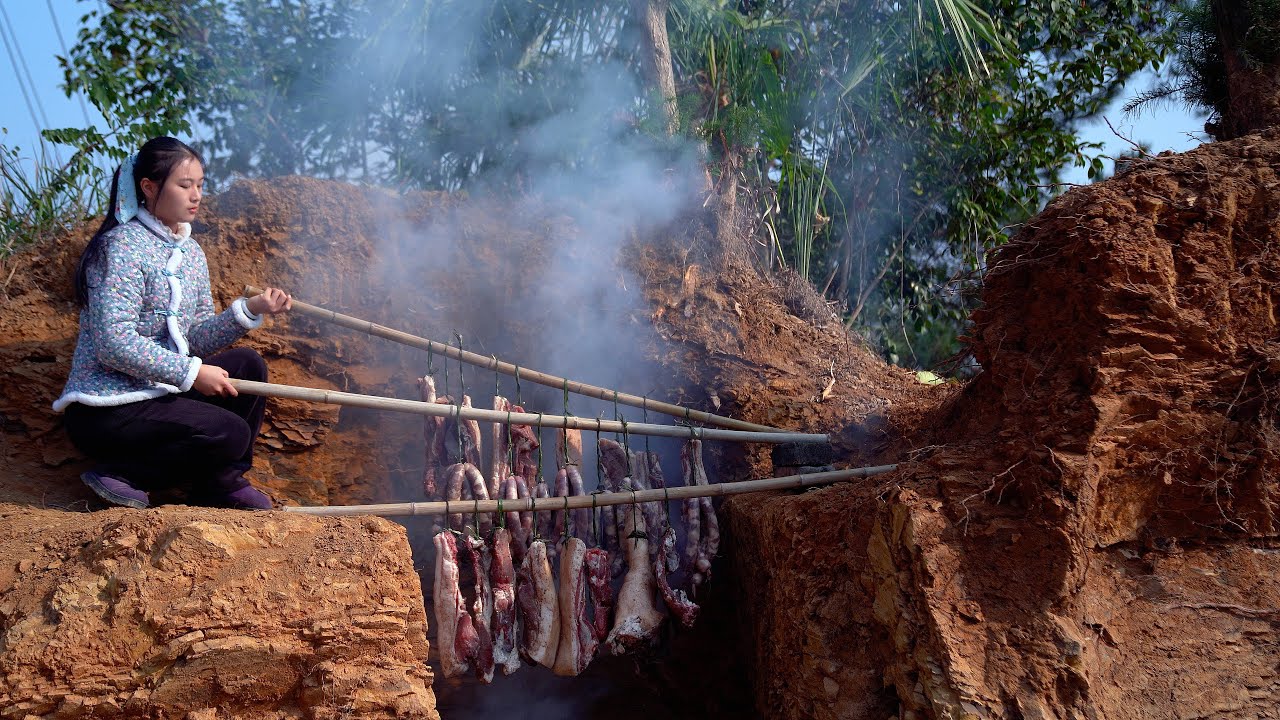 Приготовление 100 кг копченостей за один раз!