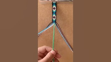 Como Fazer PULSEIRA DA AMIZADE | Friendship Bracelete Macramê #shorts