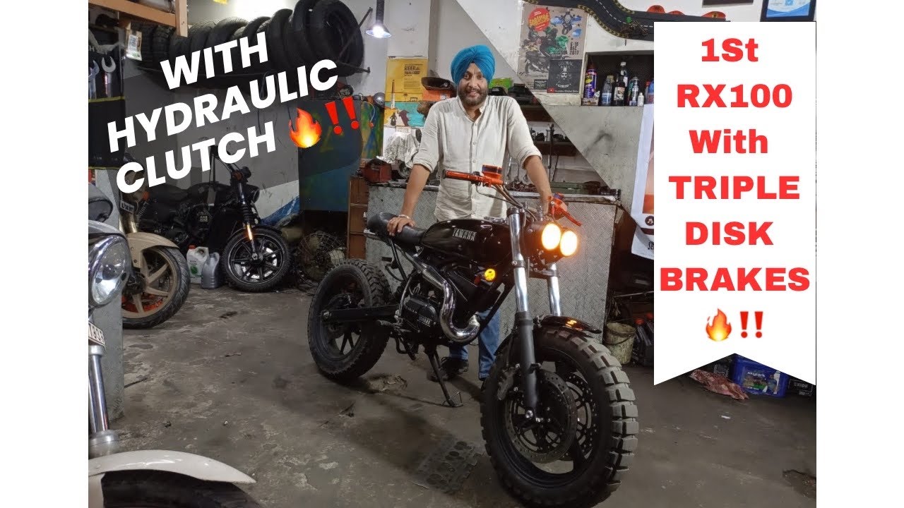 Modified rx100 One & only in India !with Triple Disk Brake and