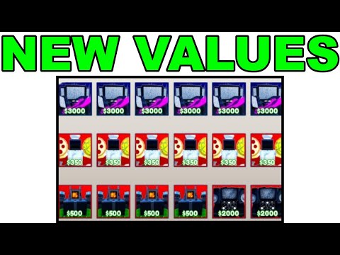 Toilet Tower Defense Value List Update!