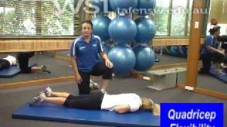 Quadriceps flexibility test