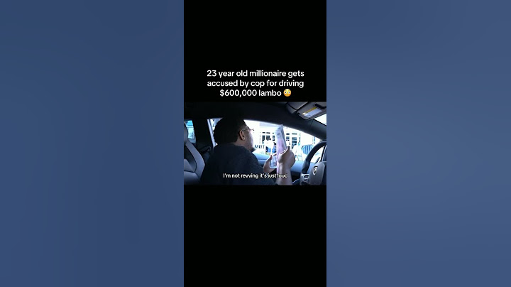 23 Year old Millionaire Gets Accused by a Cop For Driving $600,000 Lambo #shorts #police #lambo
