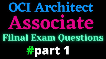 OCI Architect 2021 Associate| 1Z0-1072-21 | Oracle Cloud Architect Associate Exam Questions : Part-1