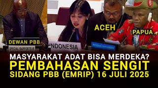 pembahasansengit Masyarakat Adat Bisa Merdeka sidangpbb emrip pertemuanke6 sesi ke 18