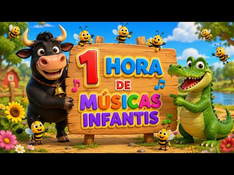 COLETÂNEA INFANTIL 🎶 1 HORA DE MÚSICAS INFANTIS 🎶 MÚSICAS PARA CRIANÇAS 🎶 MUNDO MUSICAL DA ELLY