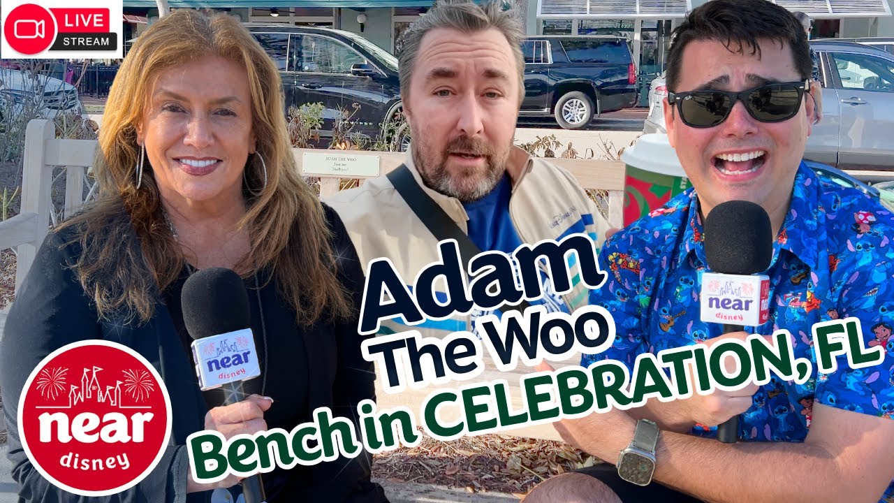 Celebration, Florida honors #AdamtheWoo with a Bench in Downtown Celebration.