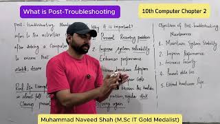 Introduction to Post-Troubleshooting Maintenance | Class 10 Computer Science Chapter 2