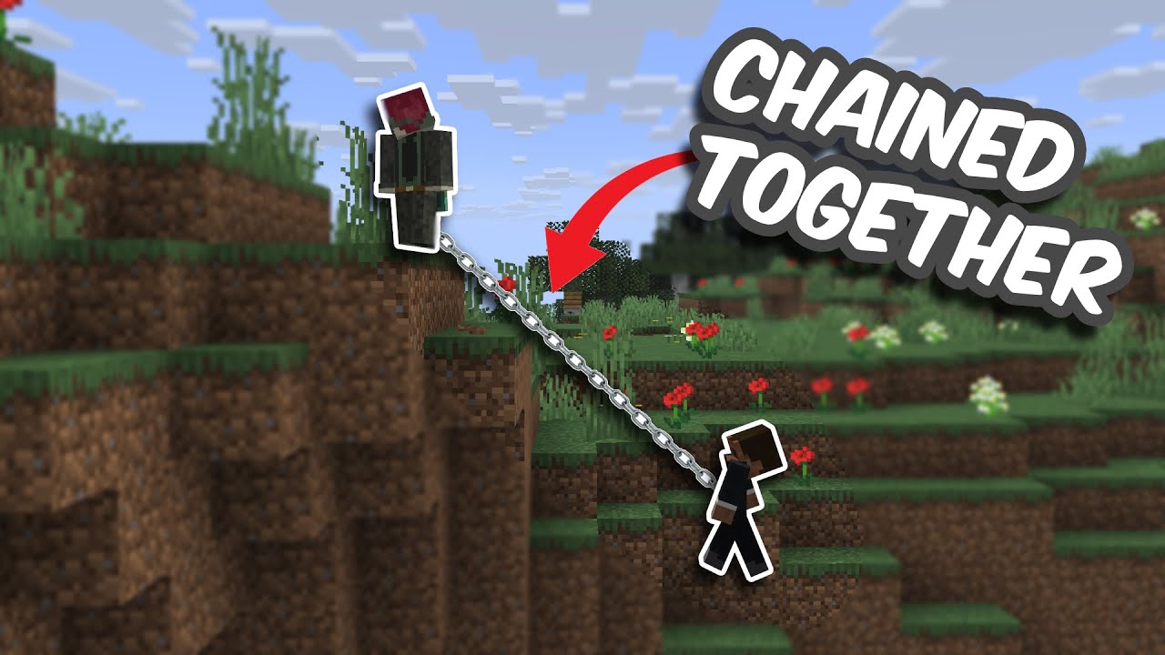 Minecraft But We are Chained Together