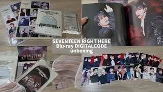 unboxing】SEVENTEEN RIGHT HERE/Blu-ray/DIGITALCODE/開封 - YouTube
