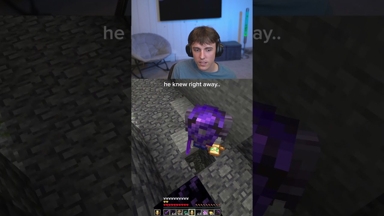 He knew right away…