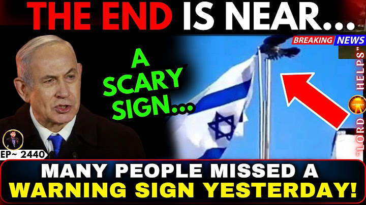 🔴A SCARY SIGN JUST GOT CAUGHT ON CAM (ISRAEL)👆Prophetic Word Today | God's Message Today | LH~2440