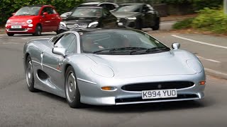 Supercars in Alderley edge (Jaguar xj220, Lamborghini aventador ultimae×2, Porsche gt3rs,Ariel atom) Ariel Atom Vs Lamborghini