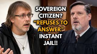 Sovereign Citizen Refuses To Answer Judge Sent To Jail For Contempt On The Spot