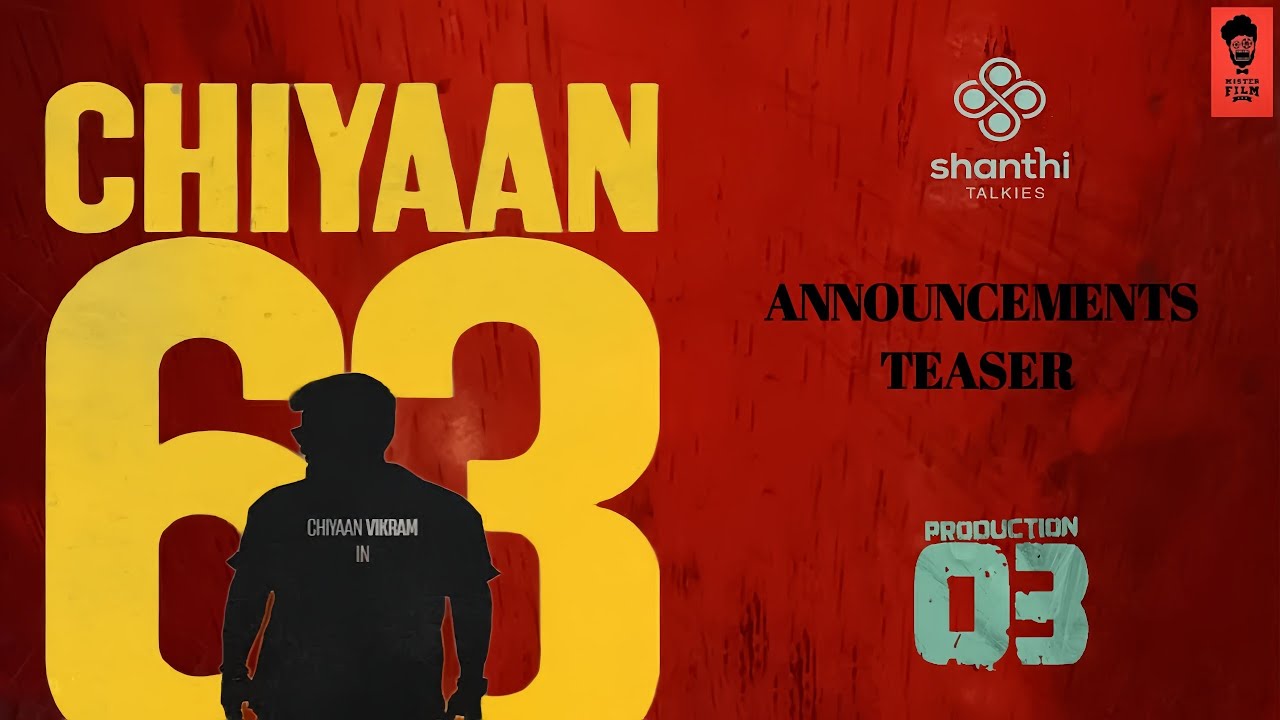 Chiyaan 63 movie announcement teaser out now 