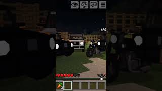 "Minecraft status: Modified G-Wagon and Bullet! 🖤🏍️ Villagers are not ready for this mafia look! 😂🔥"