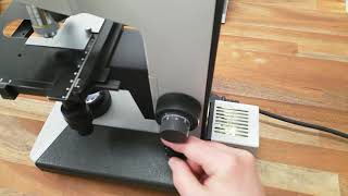 Microscope leitz Laborlux S. LED replaced demo