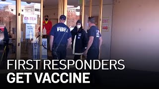 Marin County Vaccinates First Responders