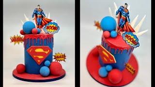 Superman Cake