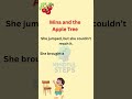 Learn to Read a Simple Story "Mina and the Apple Tree" | English Reading  #englishlanguage #shorts