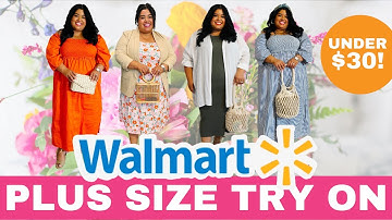 WALMART PLUS SIZE SUMMER HAUL 2022 I UNDER $30 I #walmartplus #plussizeoutfitideas