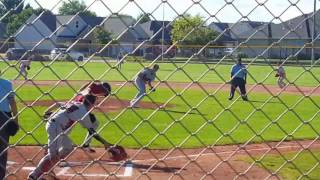 6-23-17 - Brock Fox takes care of the comebacker to end the inning