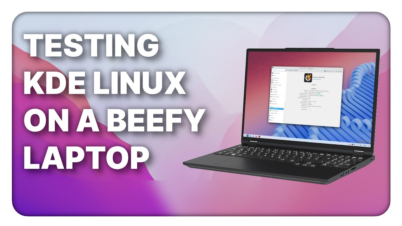 Testing KDE's OFFICIAL DISTRO on REAL hardware: Tuxedo Stellaris 16 Gen 7 !