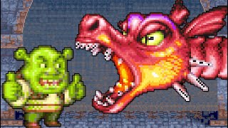 Shrek Hassle at the Castle (GBA) All Bosses (No Damage)