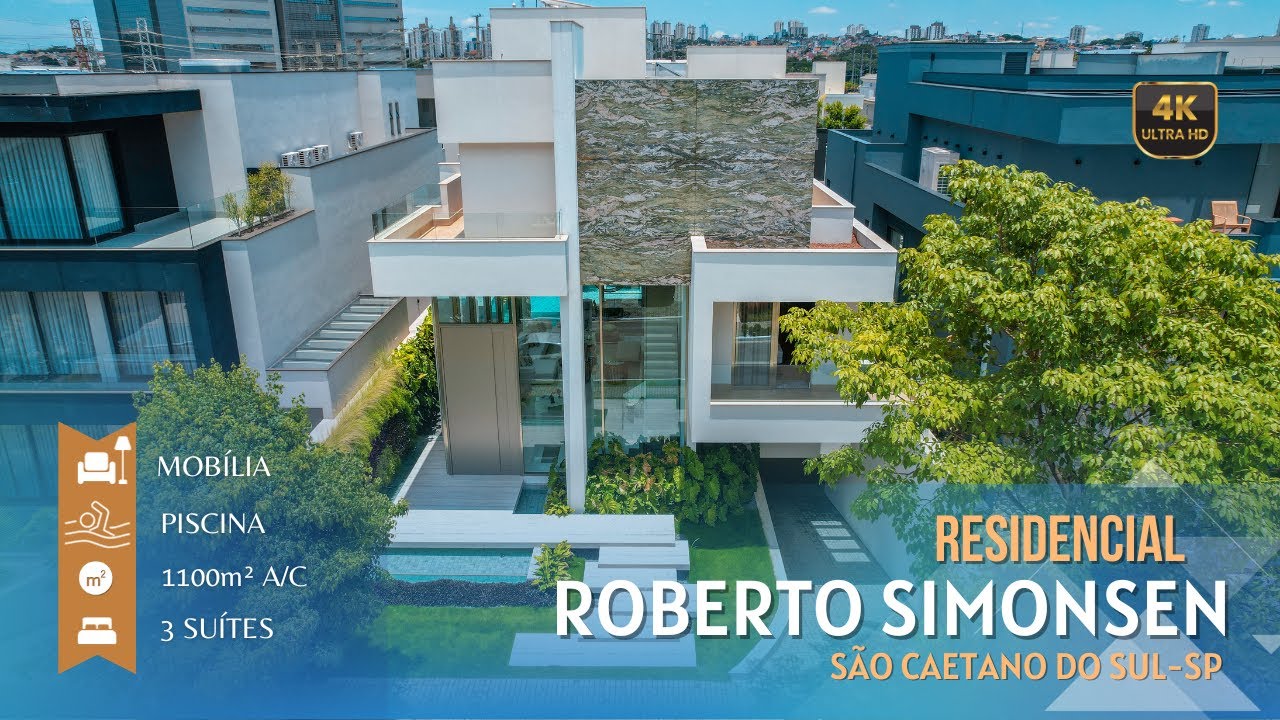 TOUR NA MANSÃO MAIS LUXUOSA DE SÃO CAETANO DO SUL - RESIDENCIAL ROBERTO SIMONSEN - R$ 19.800.000,00