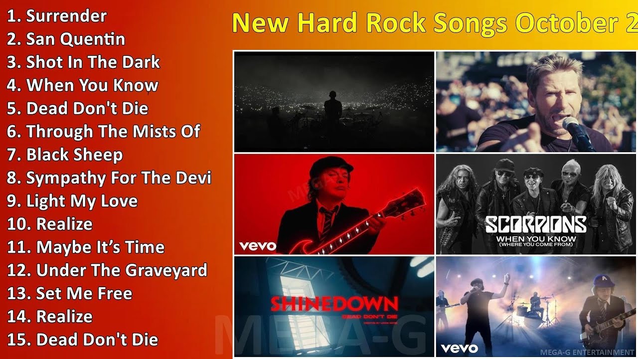 New Hard Rock Songs October 2023 Hard Rock Music 2023 Top Songs