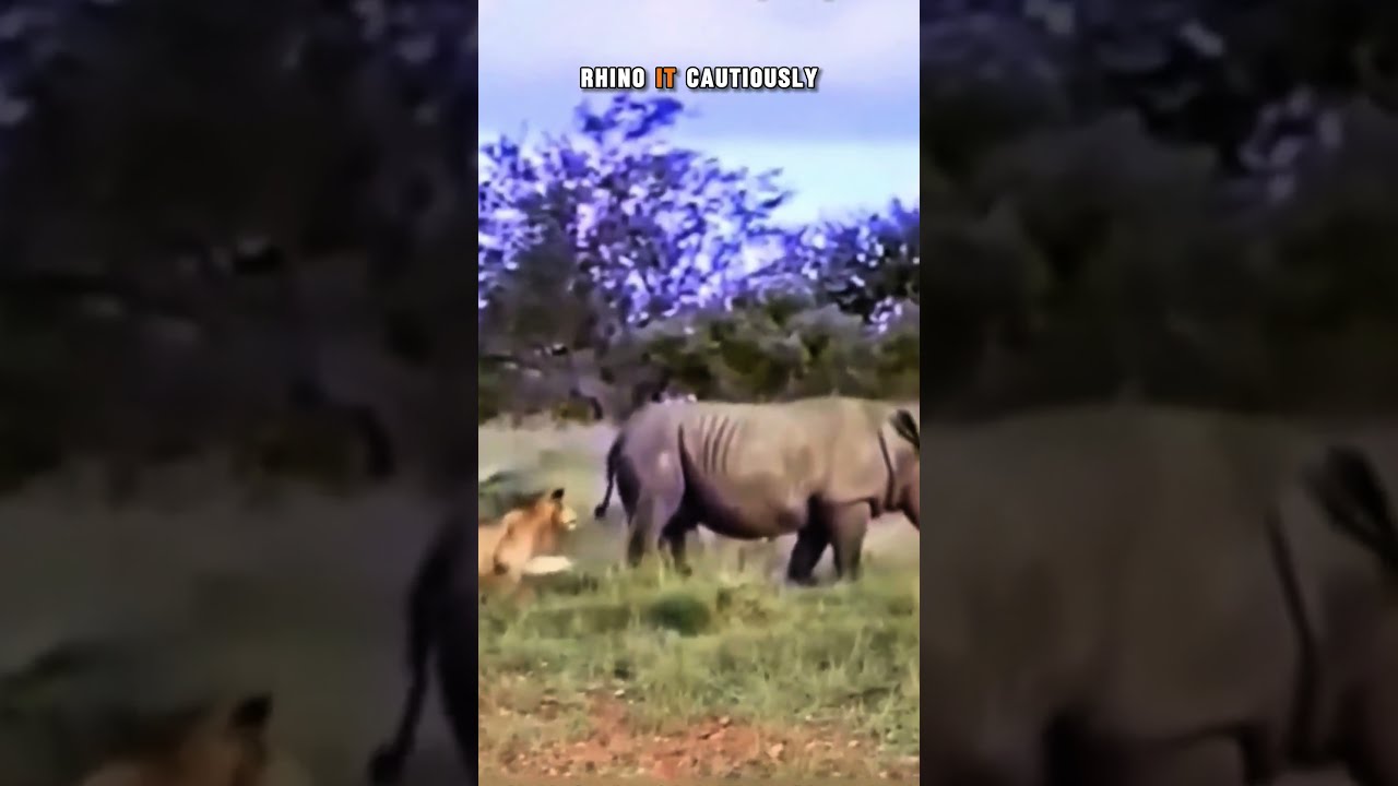  Lions Vs Rhino A Deadly Clash In The Wild
