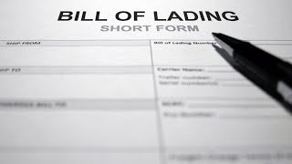 شرح انشاء بوليصة شحن اون لاين  أداة عمل بوليصة شحن Bill of Lading