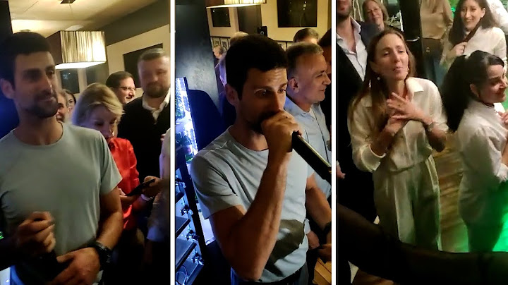 Ekskluzivno, snimci sa proslave kod Đokovića u restoranu: Šoumen Nole zapevao pesmu za Jelenu