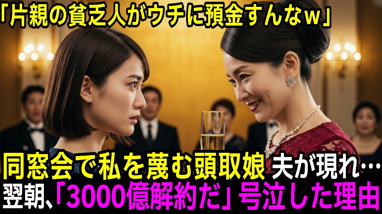 「貧乏人は預金すんなｗ」と妻を見下す頭取の娘→旦那「3000億、全解約で」翌朝、銀行員が土下座しに来た衝撃の理由