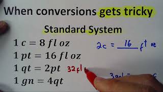 GED Math Lesson 30 / ☑️  Conversion Standard and Metric System CAPACITY