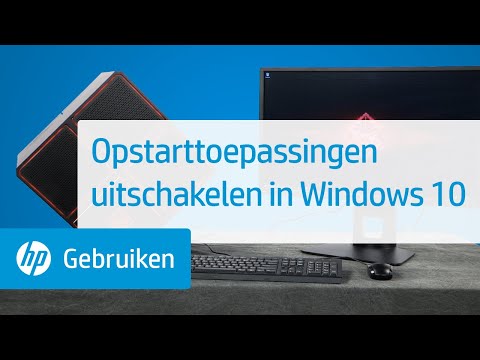 Opstarttoepassingen uitschakelen in Windows 10