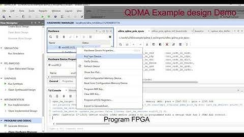 Generating QDMA Subsystem for PCI Express v4.0 Example Design for U200 Board in Vivado 2020.1