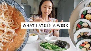 What I Ate In A Week Healthy Realistic