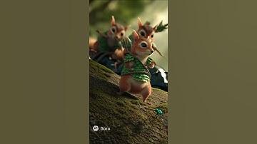 The Tiny Squirrel Tribe 3 | Animated Short by N-U-I
